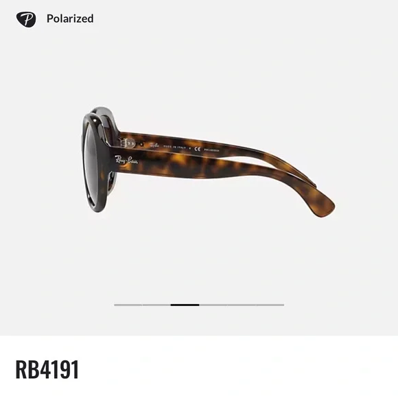 Ray-Ban 4181  Brown Women's Sunglasses with Case - Picture 9 of 12